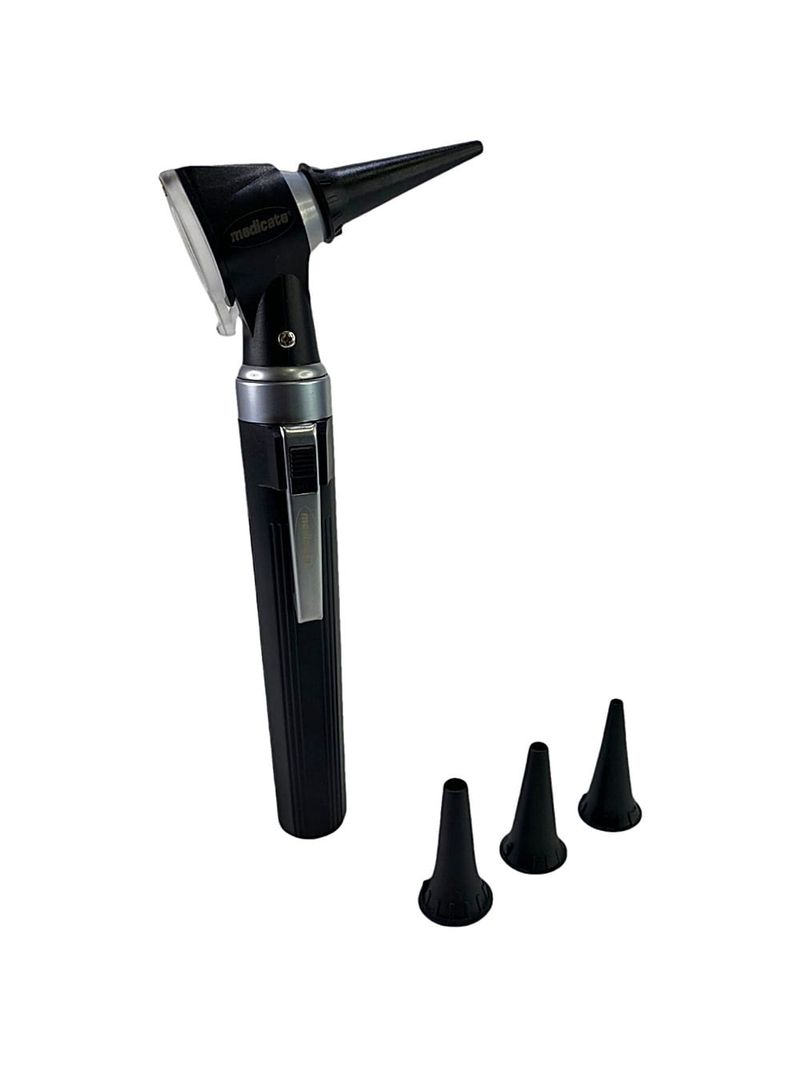 Otoscópio Medicate MD 7000 LED - Preto
