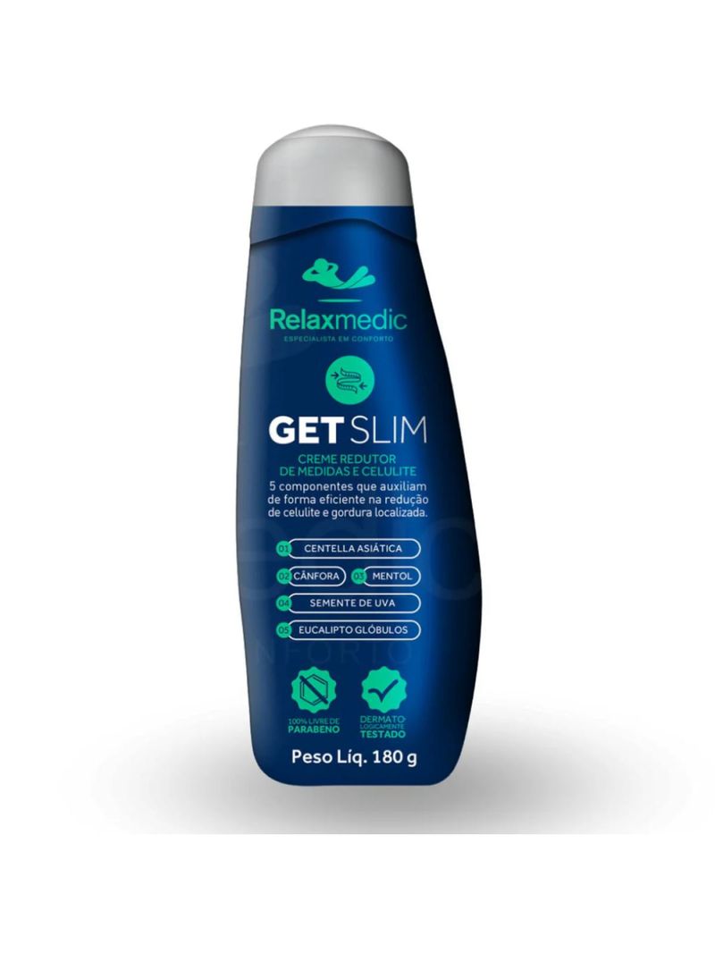 Gel Get Slim Redutor de Medidas e Celulite Relaxmedic - 180g