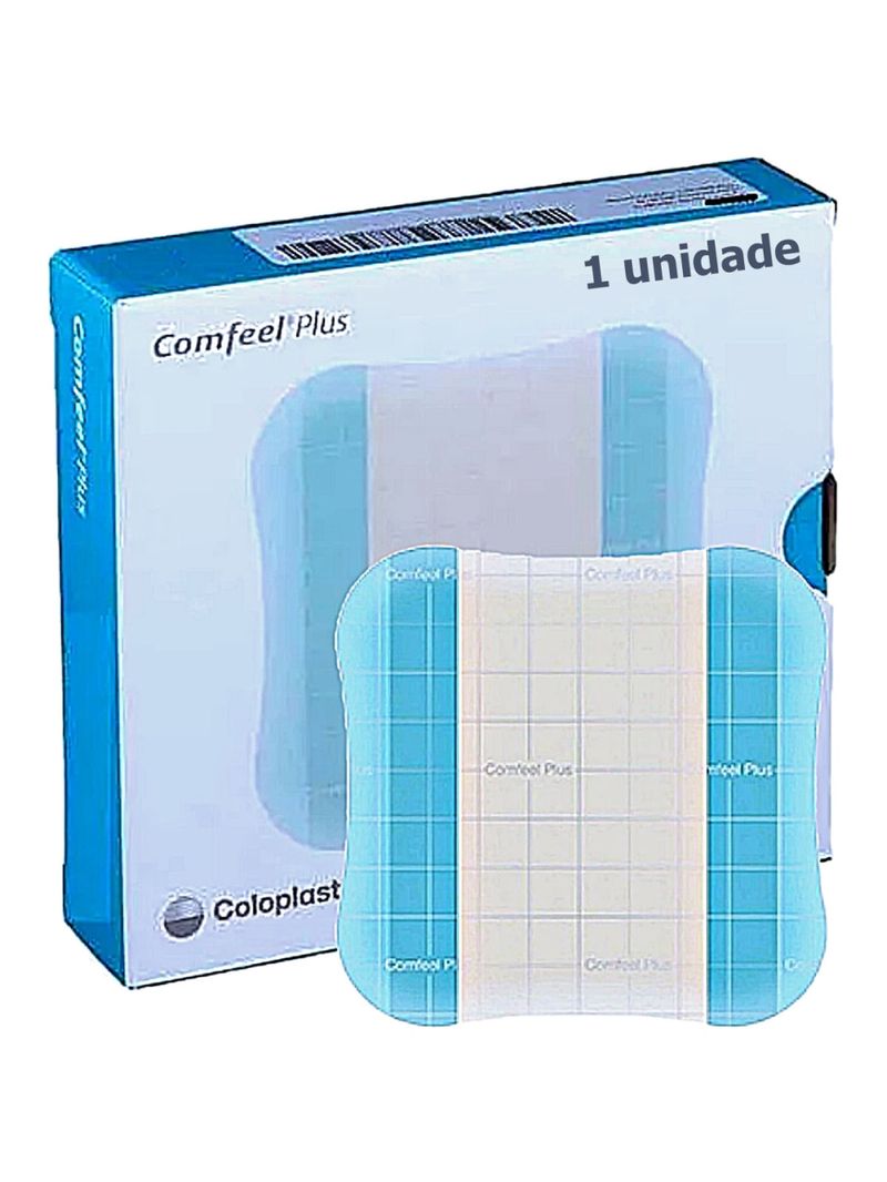 Curativo Comfeel Plus Coloplast Transparente 33110 10x10cm - unidade