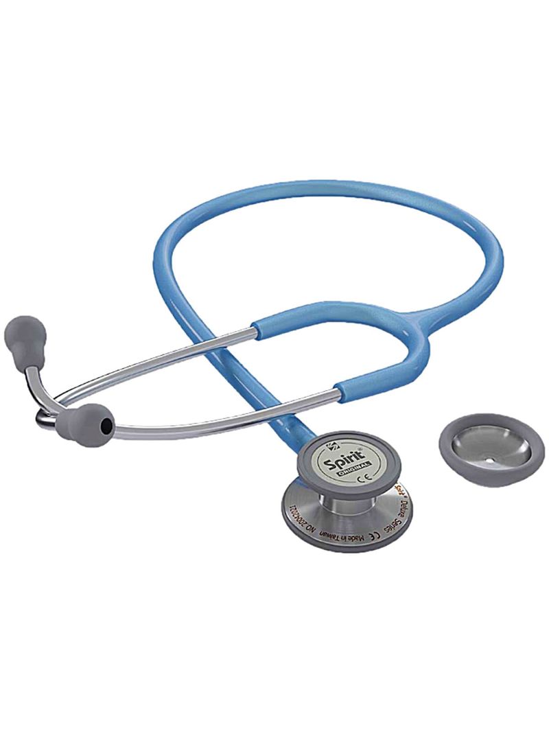 Estetoscópio Spirit MD III Pro Adulto e Pediátrico Azul Perolizado