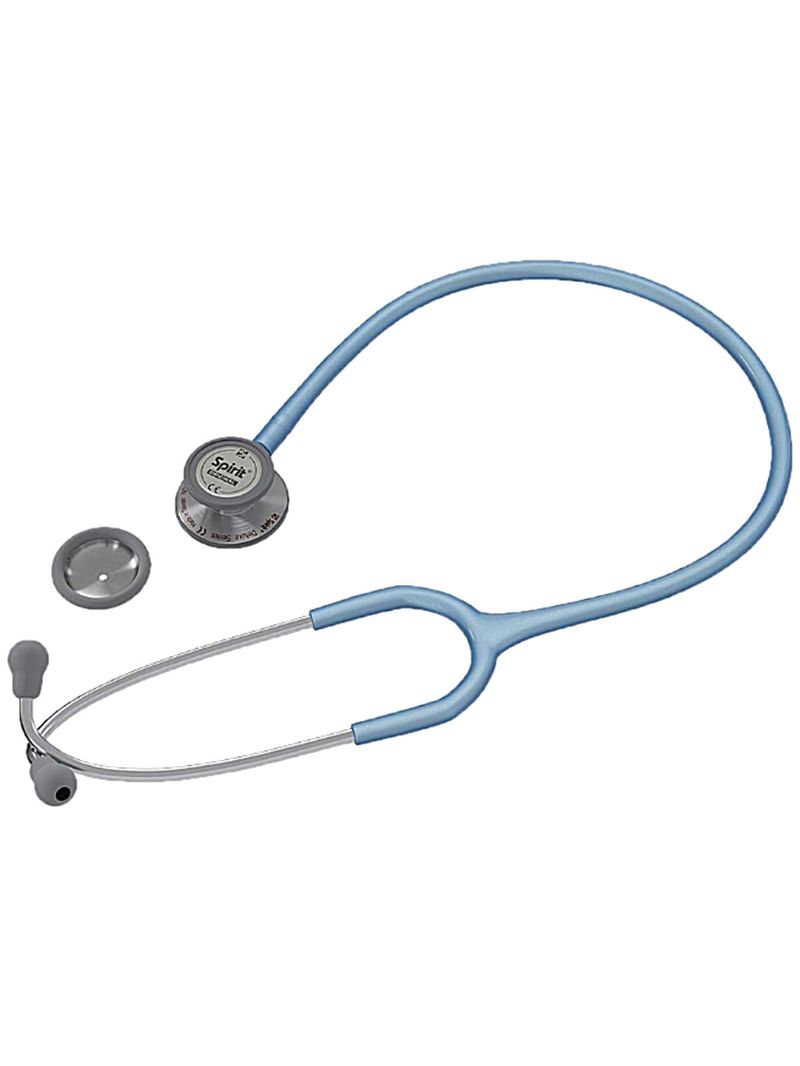 Estetoscópio Spirit MD III Pro Adulto e Pediátrico Azul Perolizado