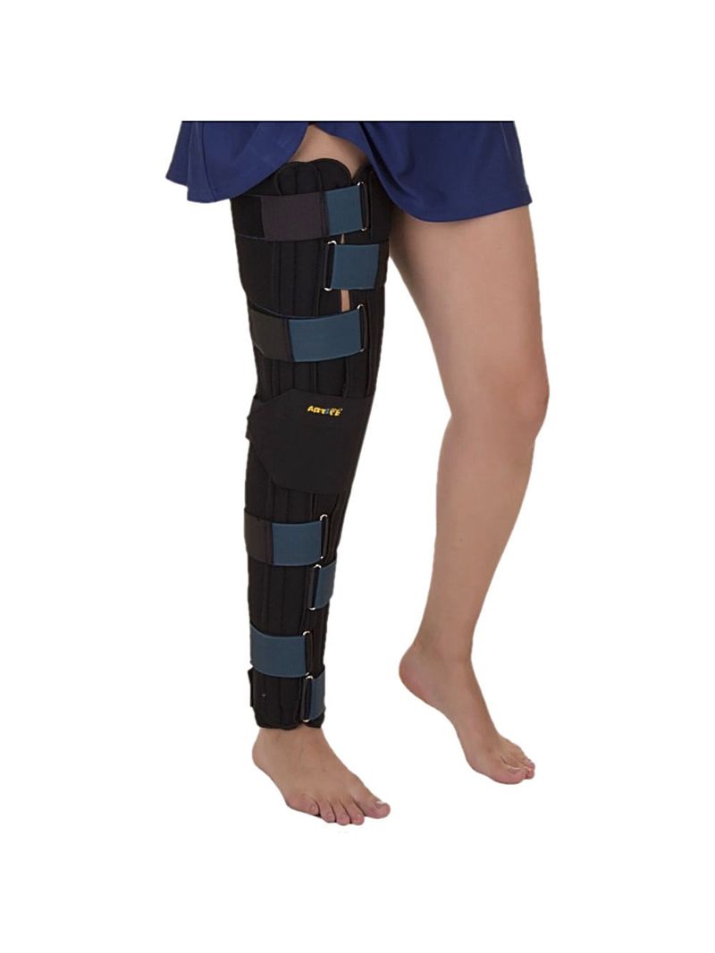 Imobilizador de Joelho ArtiPé Estreito 70cm Preta - unidade