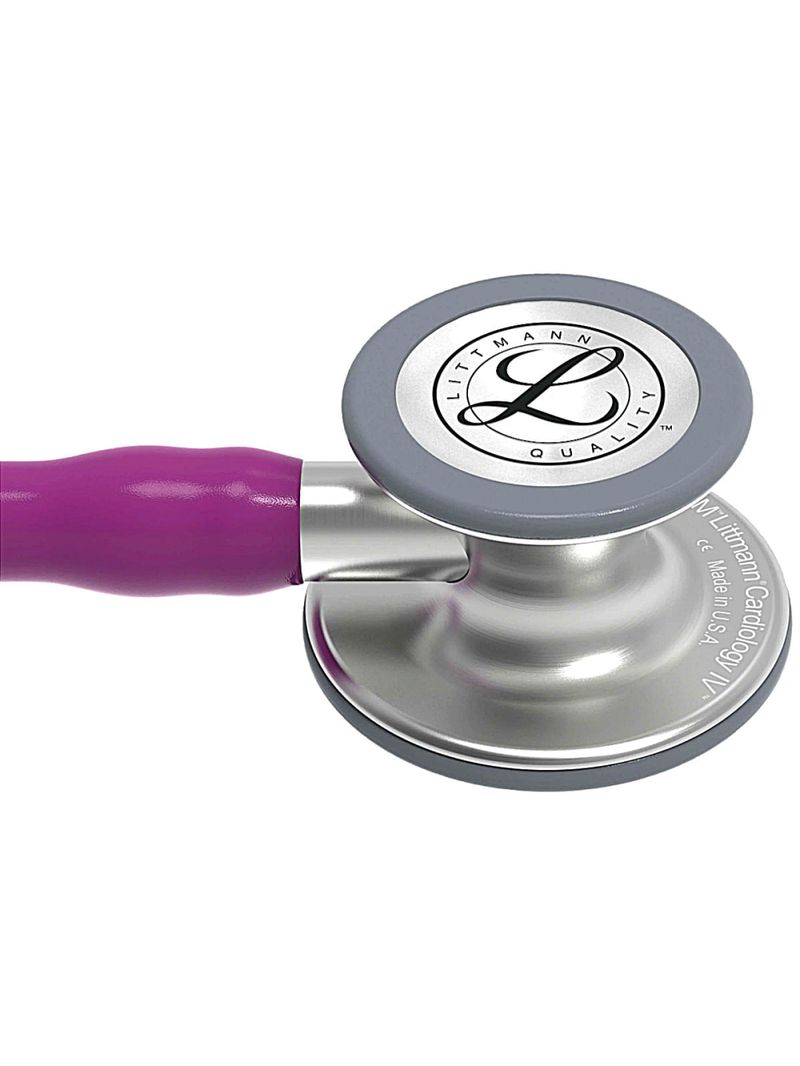 Estetoscópio Littmann Cardiology IV - Ameixa com Inox Escovado 6156