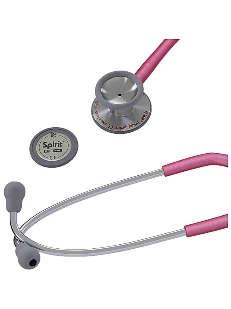 Estetoscópio Spirit MD III Pro Adulto e Pediátrico Rosa Perolizado
