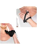 Tala Imobilizadora Polegar ArtiPé em PVC Esquerda Preta - unidade