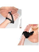 Tala Imobilizadora Polegar ArtiPé em PVC Direita Preta - unidade