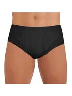 Cueca Hérnia Inguinal Dupla Dilepé Preta Tam M - unidade