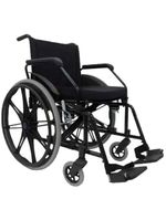 Cadeira de Rodas Poty Jaguaribe Preta 120kg