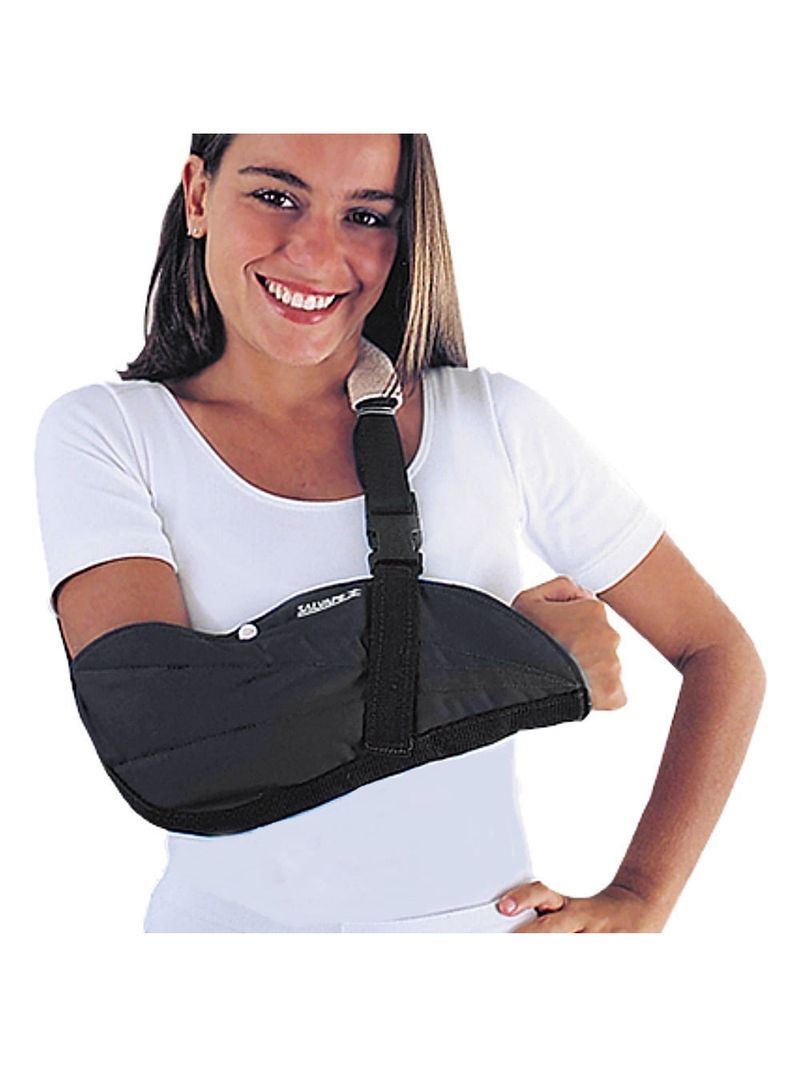 Tipoia Salvapé Estofada em Brim Preta Tamanho P - unidade