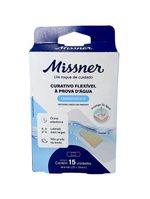 Curativo Flexível à Prova D'Água Missner 25x75 mm - 15 Unidades