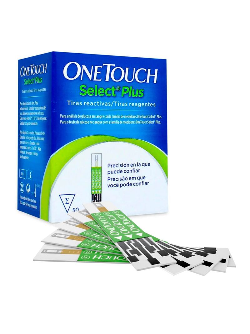 Tiras Reagentes OneTouch Select Plus - 50 tiras