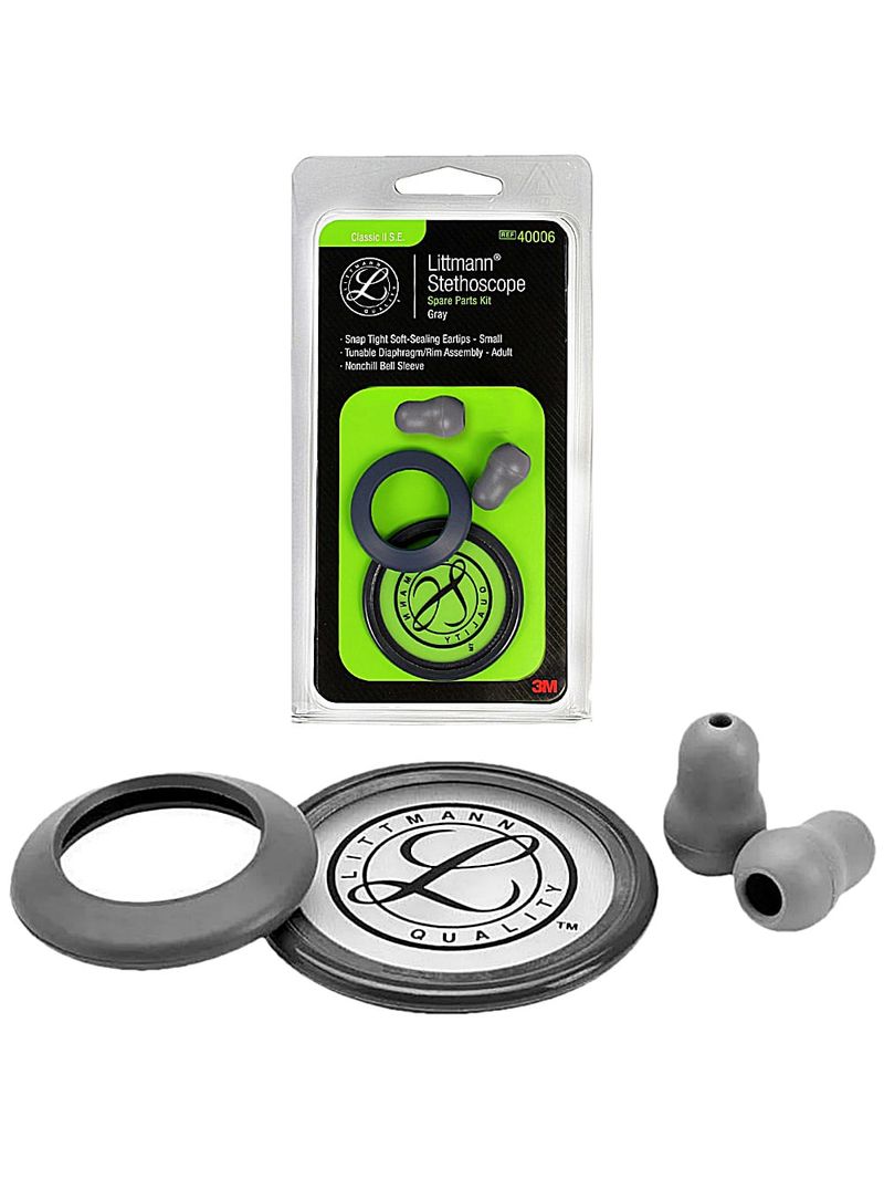 Kit Reparo Estetoscópio Littmann Classic II 40006 Cinza