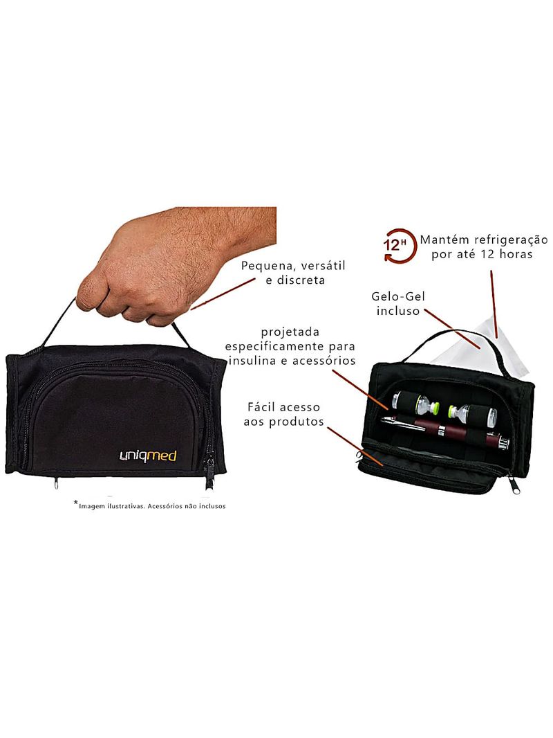Bolsa Transporte Armazenamento de Insulina e Acessórios - unidade