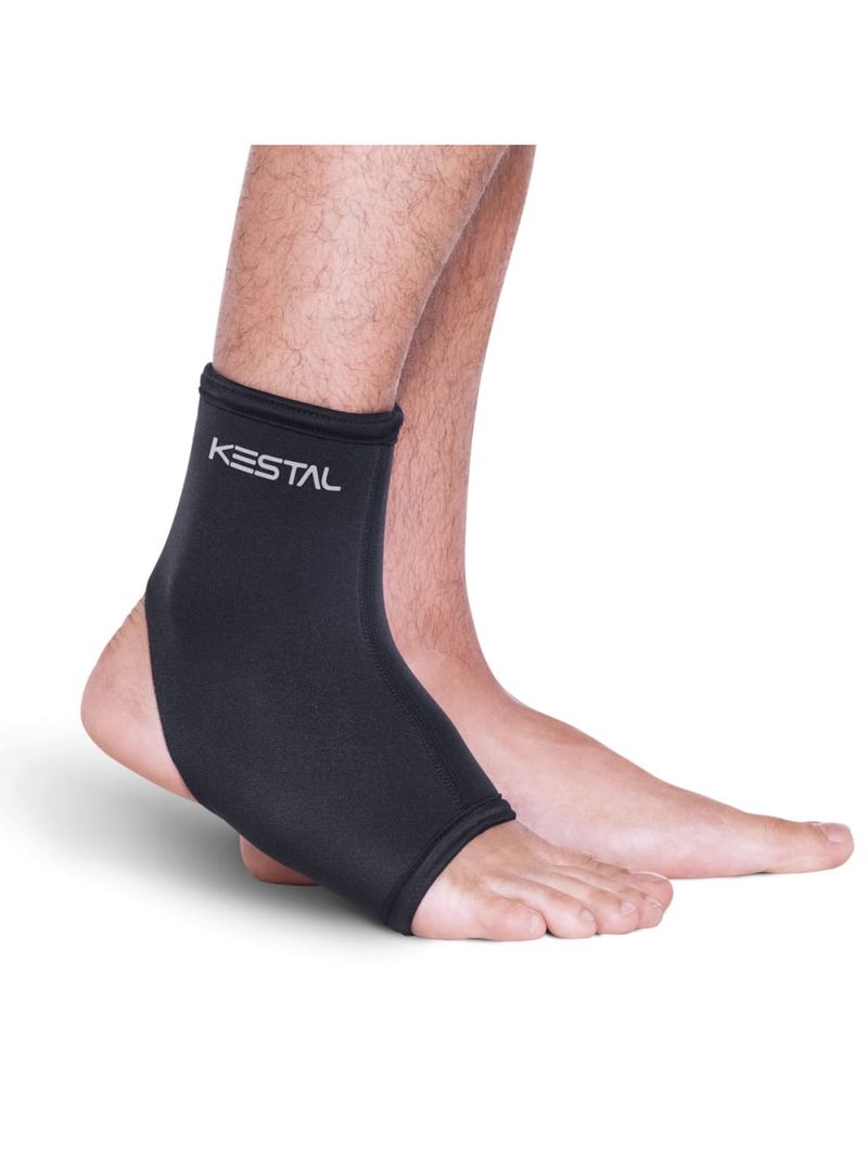 Tornozeleira Kestal KSN008 Longa Preta Tam M - unidade