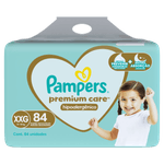 Fralda Pampers Premium Care XXG - 84 Unidades