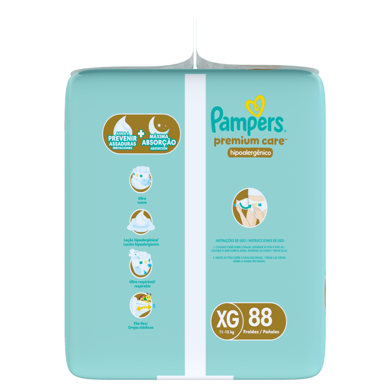 FRA PAMPERS PREMIUM CARE XG 88UN
