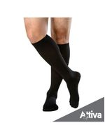 Meia ¾ Panturrilha Attiva Media Compressao 18-21 Mas Fechada Preta Tamanho P Cor PRETA