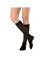 Meia ¾ Panturrilha Attiva Media Compressao 18-21 Fem Fechada Preta Tamanho M Cor PRETA