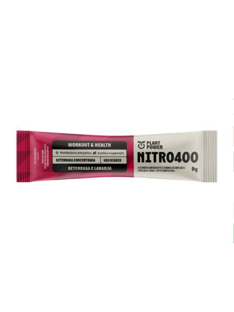 Nitro400 Beterraba e Laranja Plant Power 9g