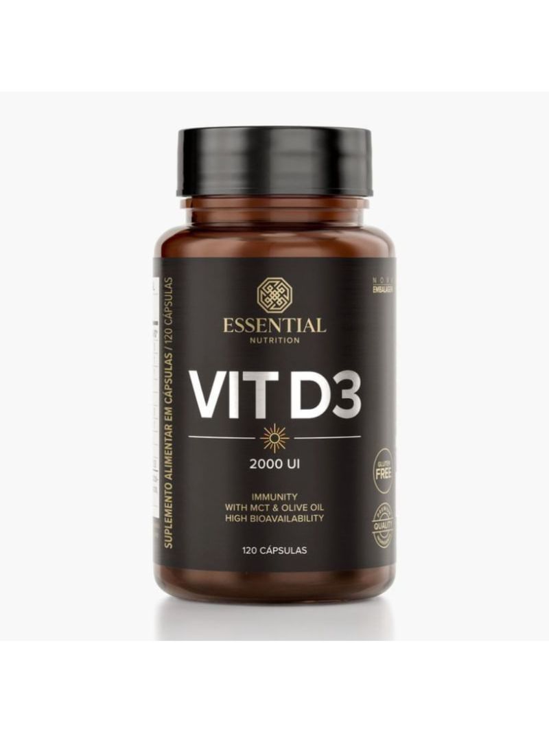 Vit D3 2000 UI Essential Nutrition 120caps