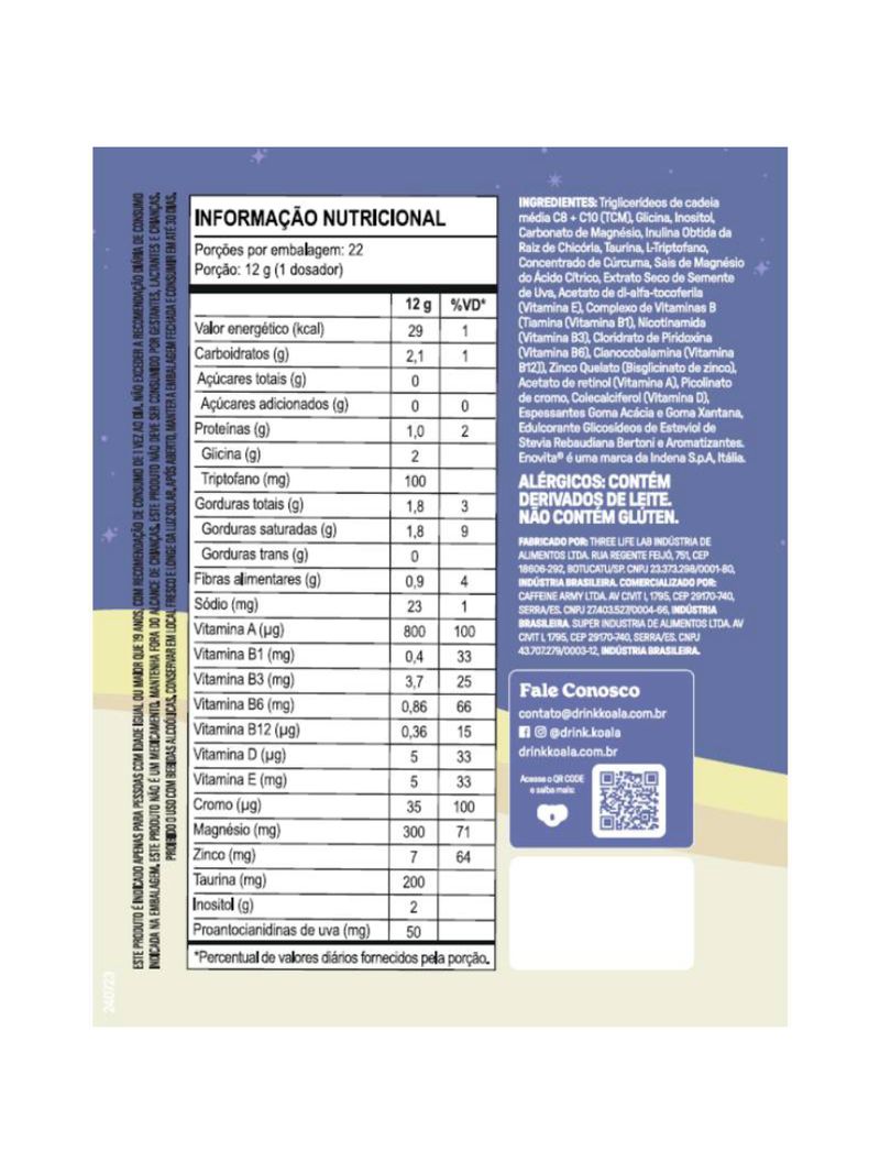 Koala Sleep Baunilha Koala 12g