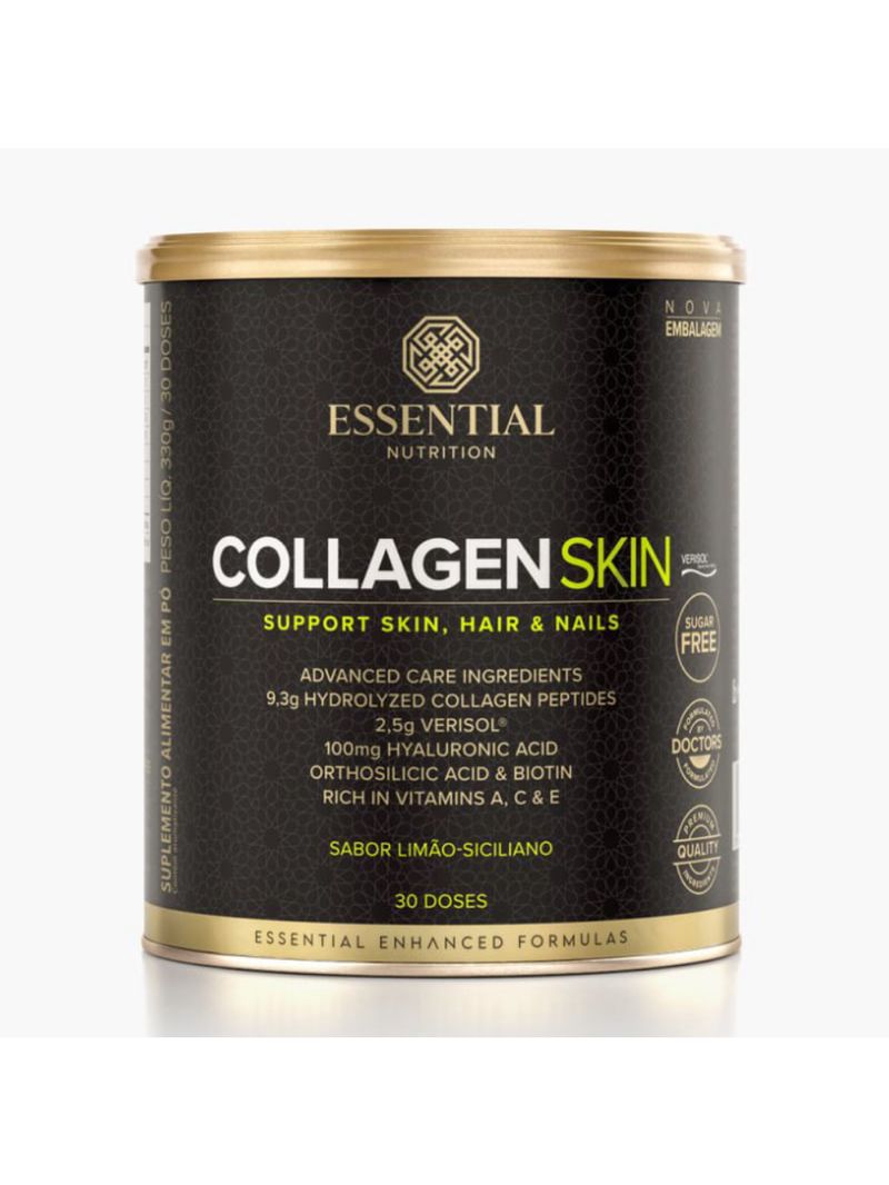 Collagen Skin Limão Siciliano Essential Nutrition 330g