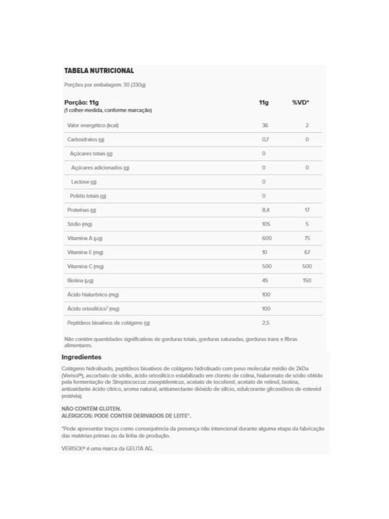 Collagen Skin Limão Siciliano Essential Nutrition 330g