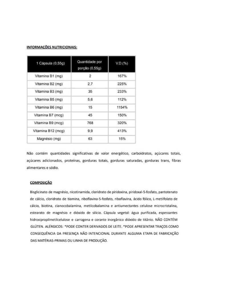 B Complex Essential Nutrition 120Caps