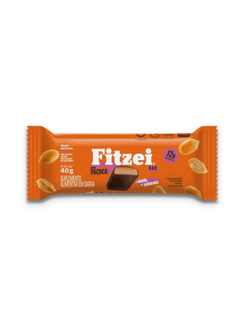 Fitzei Bar Paçoca Vitafor 40g