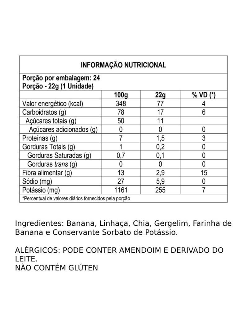 Bananada Seeds Fiber 22G