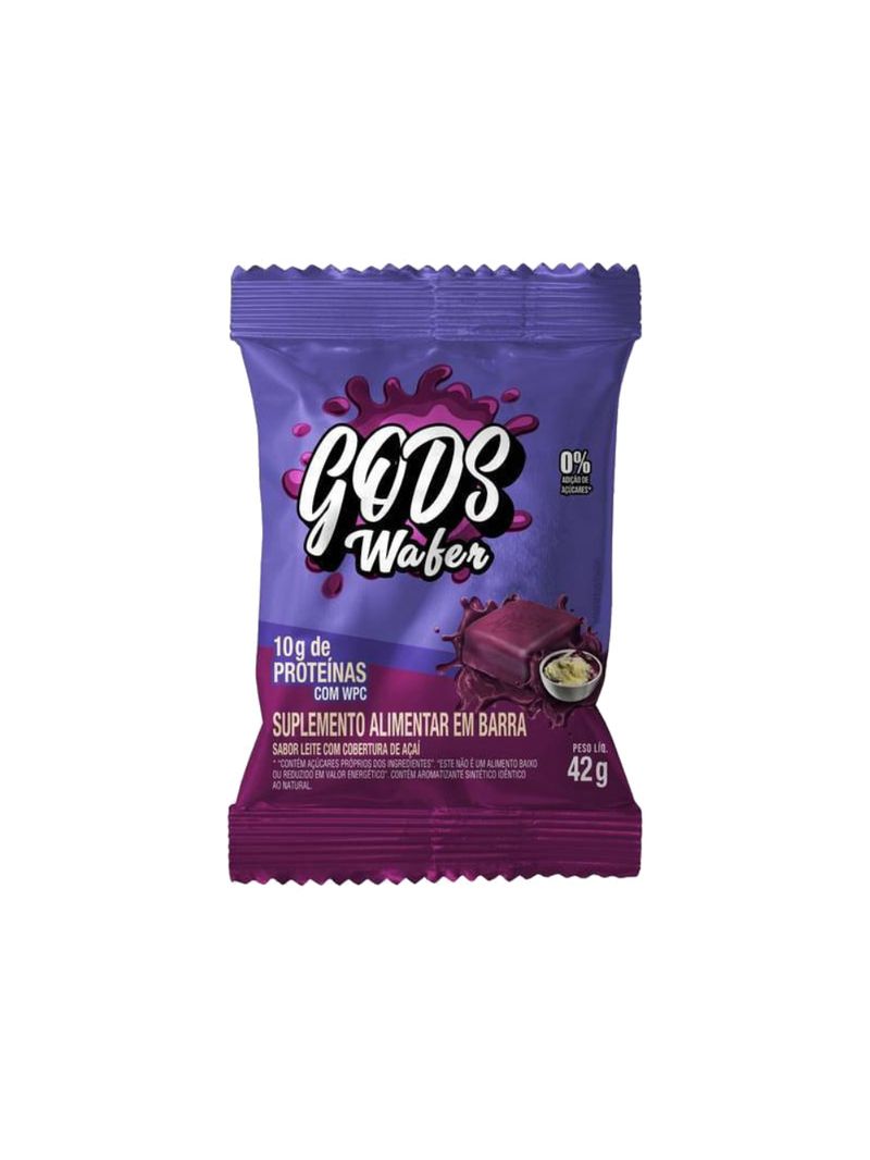 Gods Wafer Leite com Açaí Canibal Inc 42g