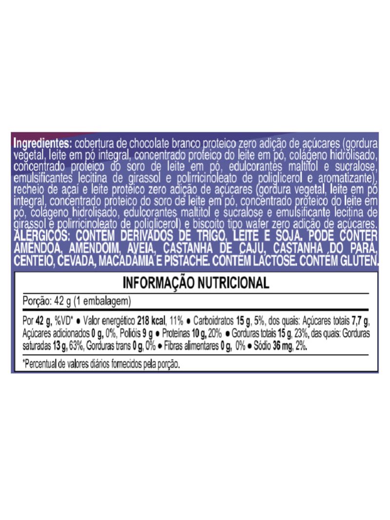 Gods Wafer Leite com Açaí Canibal Inc 42g