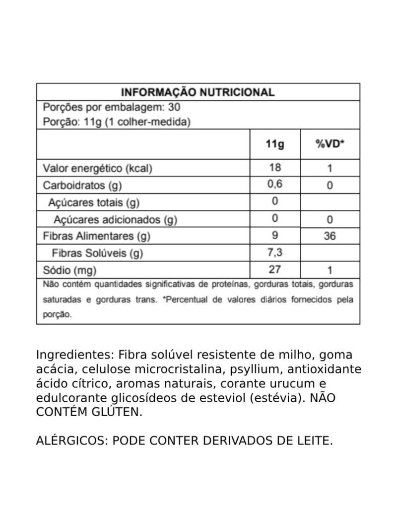 Fiber Biome Laranja Essential Nutrition 330g