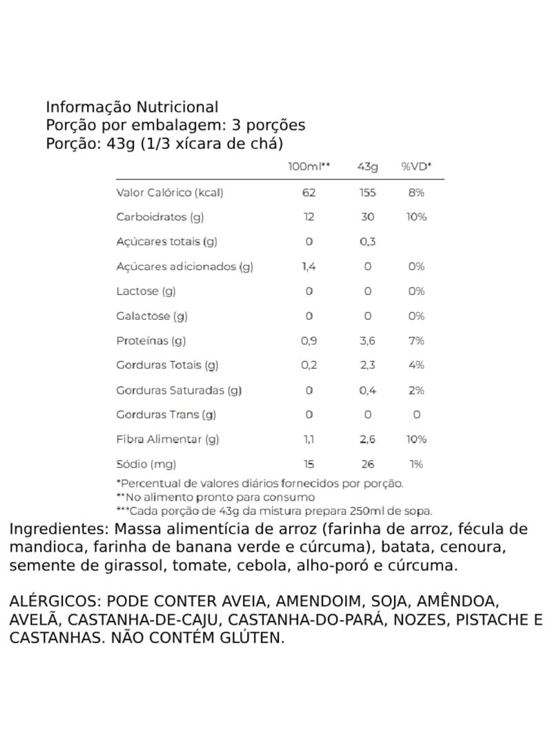 Sopa Amarela Mexidona 130g