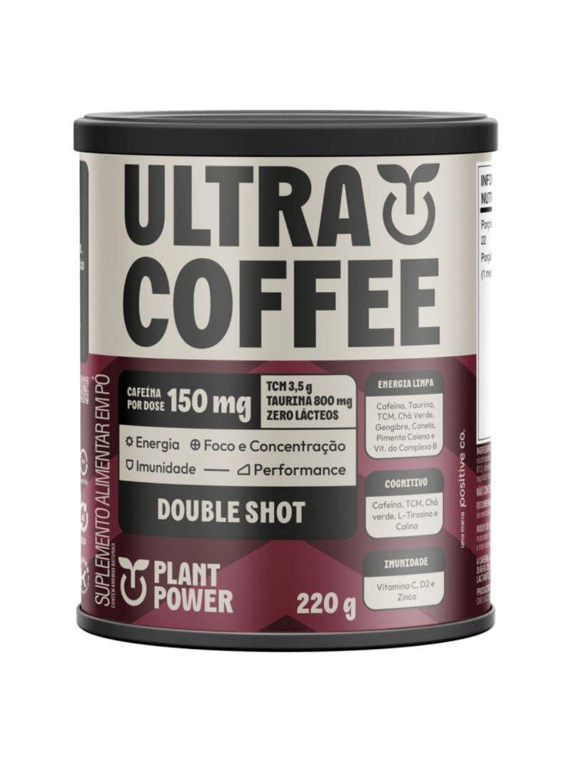 Ultracoffee Double Shot Plant Power 220g
