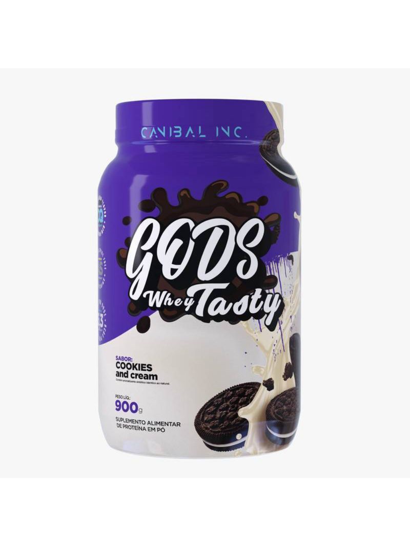 Gods Whey Tasty Cookies and Cream Canibal Inc 900g