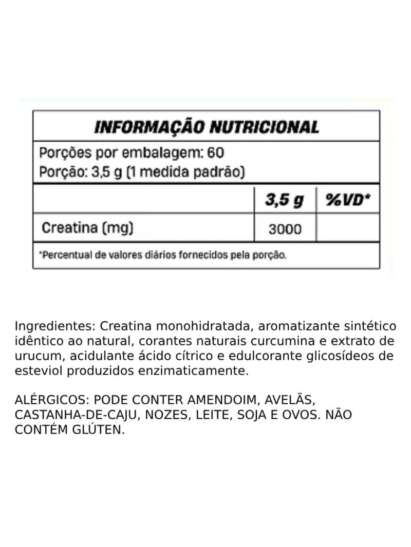 Creatina Manga Mais Mu Performace 210g