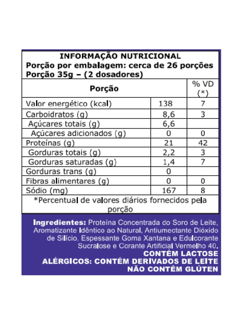 Gods Whey 100% Morango Canibal Inc 900g