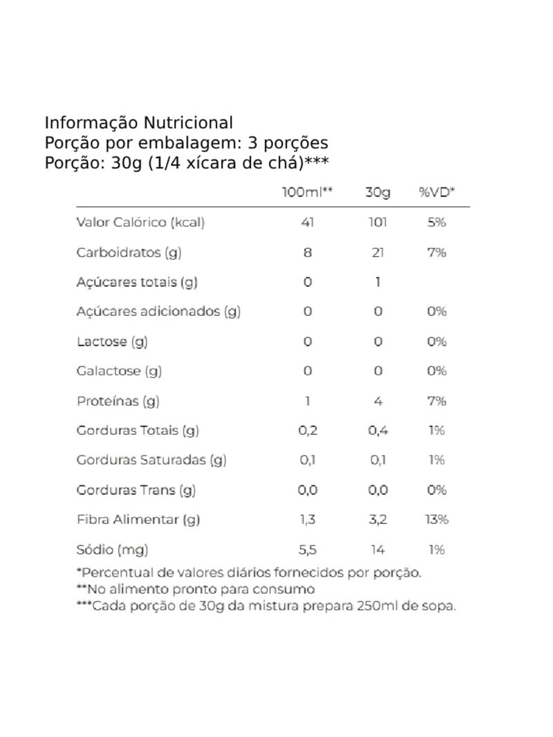 Sopa de Letrinhas Legumes e Franguinho Mexidona 90g