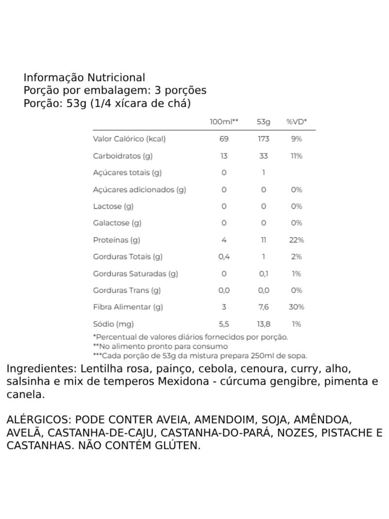 Sopa Indiana Mexidona 160g