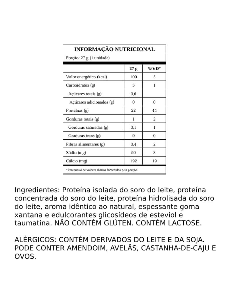 Whey Protein Baunilha Mais Mu Sachê 32g