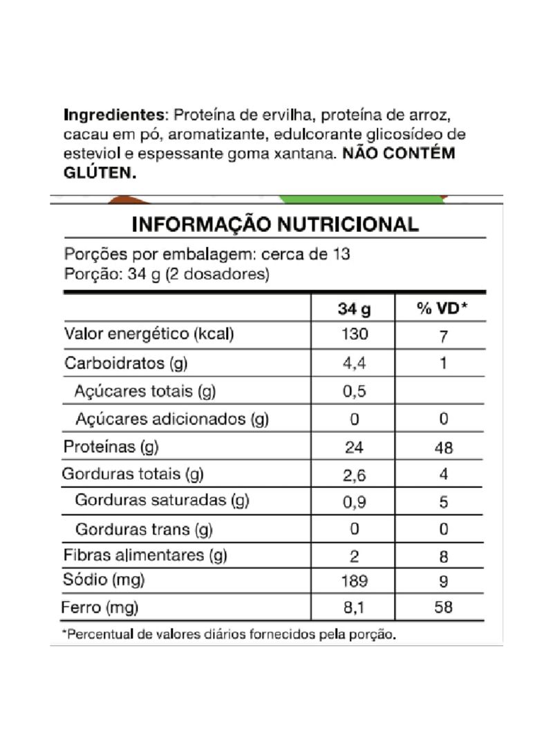 V Protein Chocolate Belga Bioroots 450g
