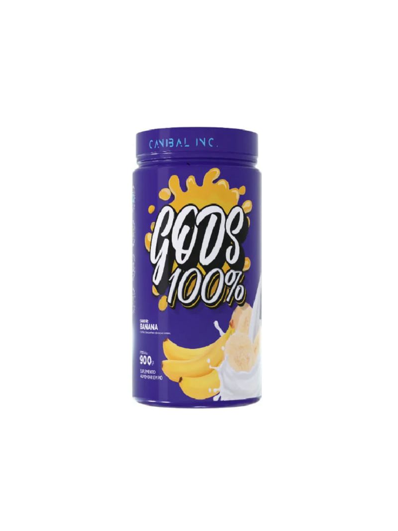 Gods Whey 100% Banana Canibal Inc 900g