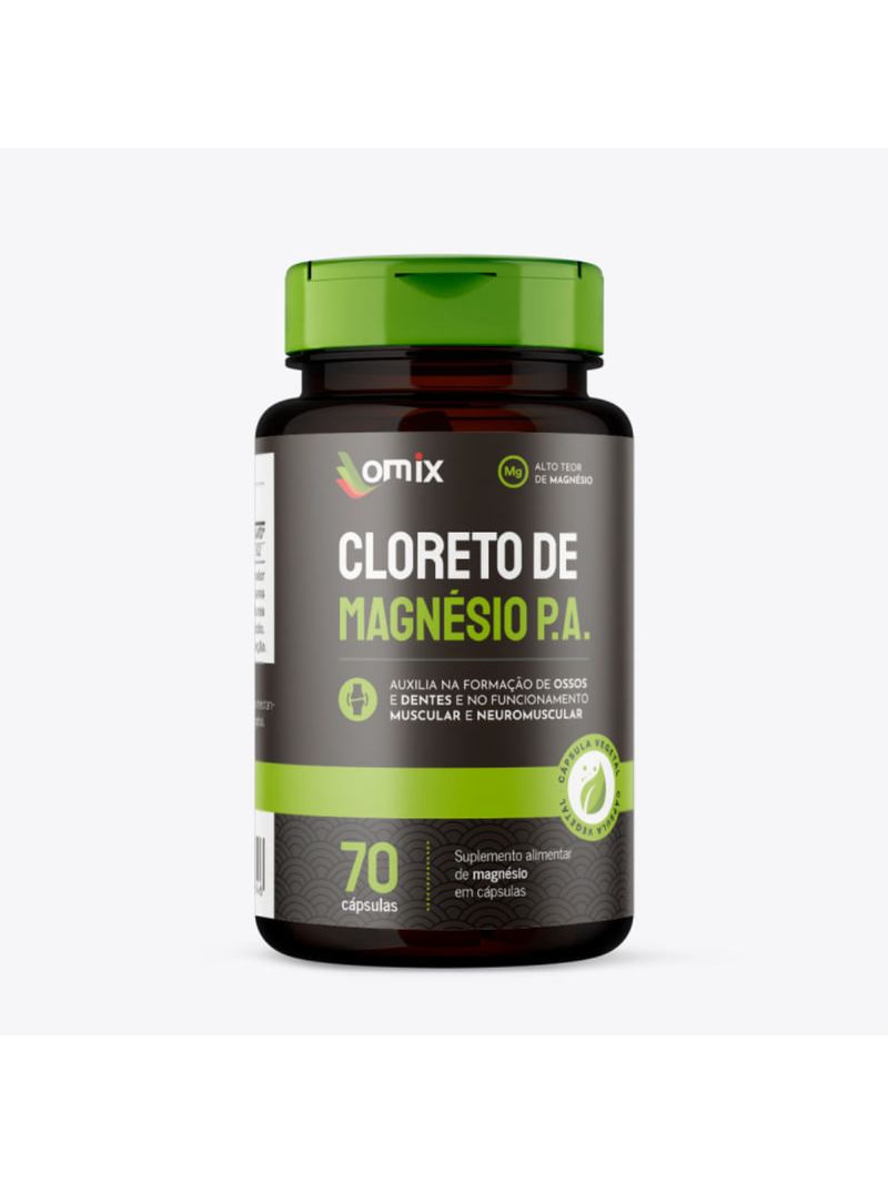 Cloreto de Magnésio PA Omix 70cáps