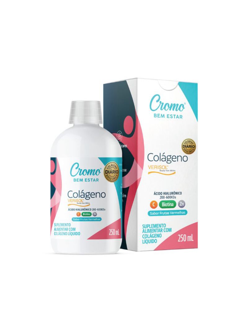 Colágeno Verisol Cromo Bem Estar 250ml