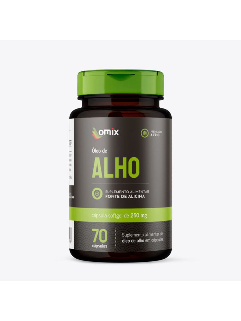 Óleo de Alho Omix 250 mg 70cáps