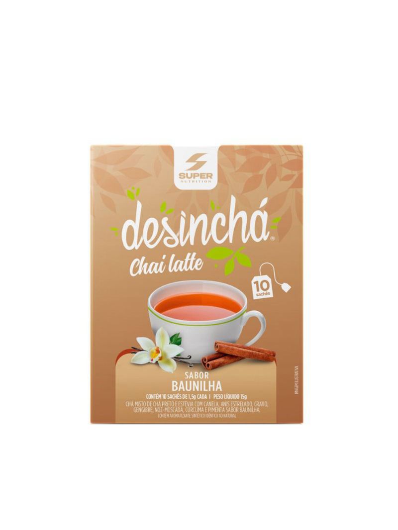 Desinchá Chai Latte Baunilha Super Nutrition 10sch 1g