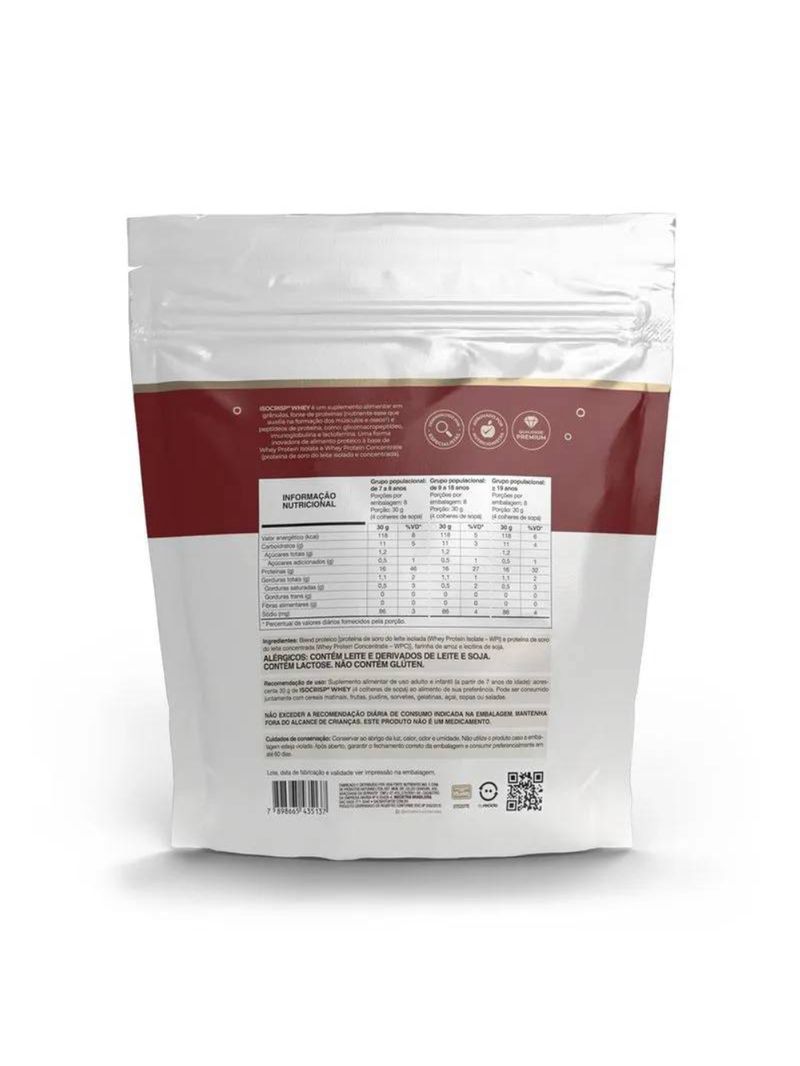Isocrisp Whey Neutro Pouch Vitafor 240g