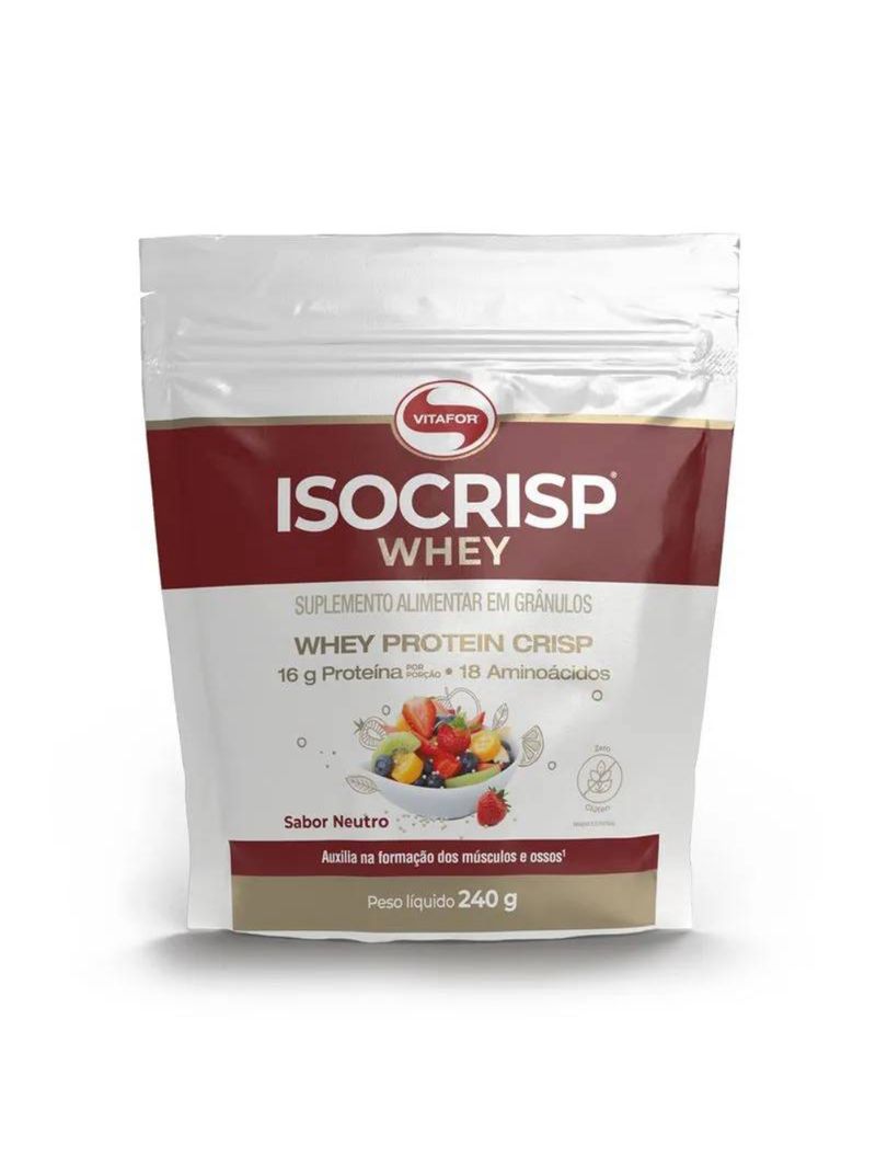 Isocrisp Whey Neutro Pouch Vitafor 240g