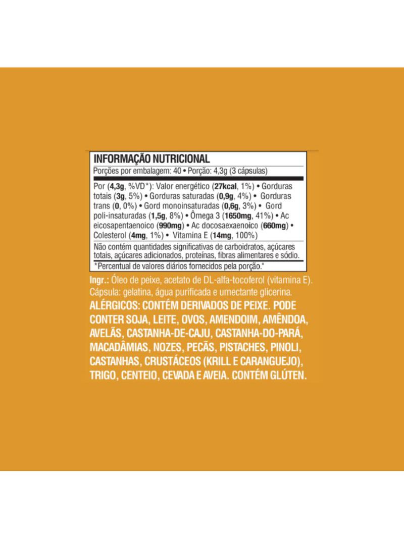 Ômega 3 EPA 990mg DHA 660mg Mundo Verde 120caps